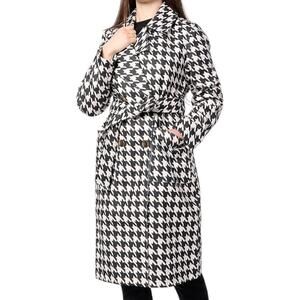 Thread Collective Women's Trench Patterned Trench Coat Houndstooth - Regular